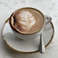 Vegan Cappuccino   at Bistro Verde in Copenhagen