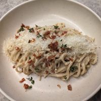 Carbonara at Bistro Verde in Copenhagen