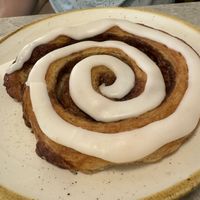 Cinnamon roll  at Bistro Verde in Copenhagen