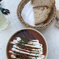 Tomato Soup was delicious!  at Bistro Verde in Copenhagen