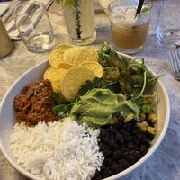 Mexican Buddha bowl  at Bistro Verde in Copenhagen