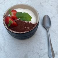 tiramisu - ebenfalls sehr lecker at Bistro Verde in Copenhagen