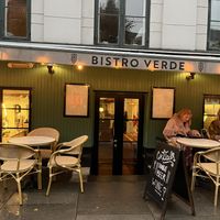 Outside restaurant  at Bistro Verde in Copenhagen
