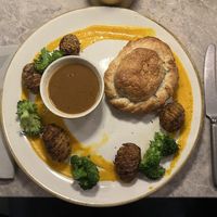 Mushroom Wellington   at Bistro Verde in Copenhagen