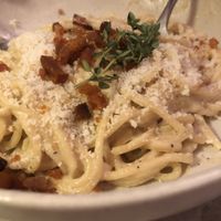 Their Spaghetti Carbonara is to die for!   at Bistro Verde in Copenhagen