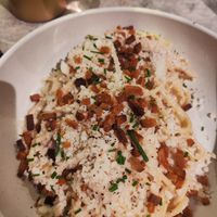 Carbonara  at Bistro Verde in Copenhagen