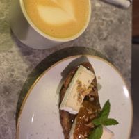 Cashewcheese and Fig Jam at Bistro Verde in Copenhagen