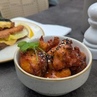 Cauliflower wings at Bistro Verde in Copenhagen