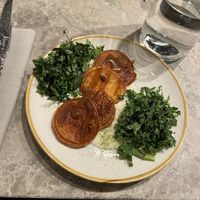 Sweet potato side dish  at Bistro Verde in Copenhagen