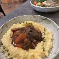 Mushroom bourguignon  at Bistro Verde in Copenhagen