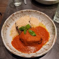 Lasagna at Bistro Verde in Copenhagen