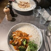 Carbonara and Peanut Butter Stew  at Bistro Verde in Copenhagen