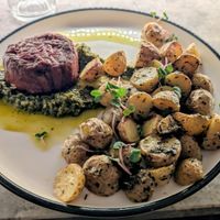 Chimichurri marble at Bistro Verde in Copenhagen