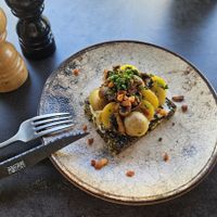 Potato smørrebrød at Bistro Verde in Copenhagen