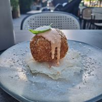 Arancini 💚 at Bistro Verde in Copenhagen