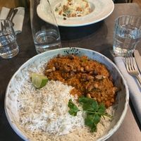 Peanut butter stew  at Bistro Verde in Copenhagen