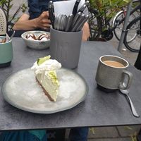 Lemon Cake at Bistro Verde in Copenhagen