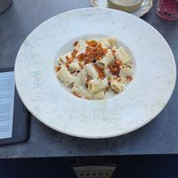 Pasta Carbonara at Bistro Verde in Copenhagen