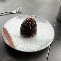Danish desert   at Bistro Verde in Copenhagen