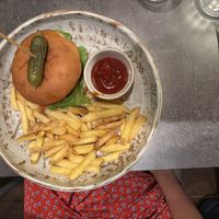 Burger  at Bistro Verde in Copenhagen