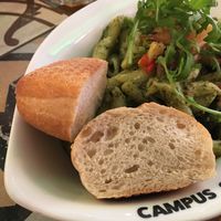 Pasta Pesto (far to oily according to my son!)  at Campus Suite - Brandsende in Hamburg