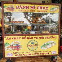 Banh mi stall out front   at Tam Hoa Sen in Hoi An