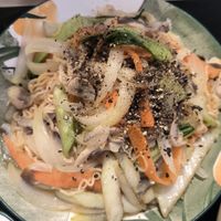 Stir fried noodles with mushrooms at Tam Hoa Sen in Hoi An