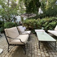 Garden in the back   at CARINO Vegetarisches Restaurant & Weinbar in Hamburg