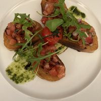 Bruschetta  at CARINO Vegetarisches Restaurant & Weinbar in Hamburg
