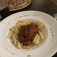Penne Bolognese vegan  at CARINO Vegetarisches Restaurant & Weinbar in Hamburg