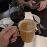 Warm alcoholic seasonal drink  at CARINO Vegetarisches Restaurant & Weinbar in Hamburg