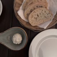 Vegan whipped herb butter. Sooo good.   at CARINO Vegetarisches Restaurant & Weinbar in Hamburg