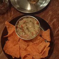 Guacamole and olives at MIRZAM COCKTAIL BAR in Gdansk
