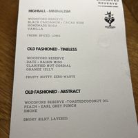 Old fashioned options   at MIRZAM COCKTAIL BAR in Gdansk