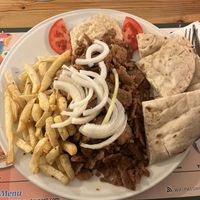 Vegan gyros  at Soraya Restaurant in Crete