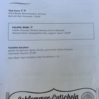 Menu 1  at Hotel Restaurant Seehof in Kuessnacht