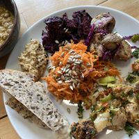 Lunch buffet which includes the warm dish of the day  at Café Gaya in Aarhus