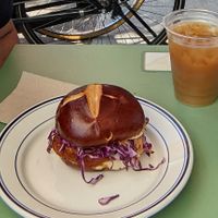 chick'n sandwich at Clementine Bakery in Brooklyn