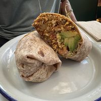 Breakfast burrito  at Clementine Bakery in Brooklyn