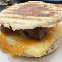 SEC sausage egg & cheese  at Clementine Bakery in Brooklyn