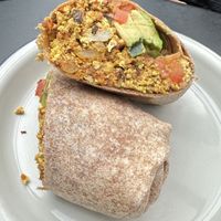 Breakfast burrito  at Clementine Bakery in Brooklyn