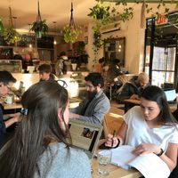 Dining room  at Clementine Bakery in Brooklyn