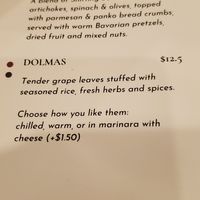 Menu at Waverly Stone Gastropub in Holland