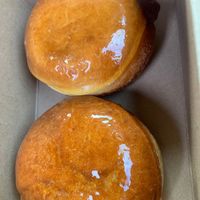 Raspberry creme brûlée  at Doughbot Donuts in Sacramento