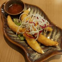 Tôm chay chiên giòn - baked Vegan shrimp with sweet and sour sauce at Miss Vegan in Berlin