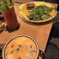 Soup and vietnamese pancake (starters)  at Miss Vegan in Berlin