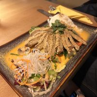 Vegan duck with curry and ricee  at Miss Vegan in Berlin