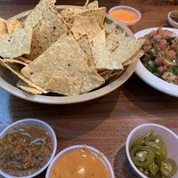 salsa and chips    at Aqui - Willow Glen in San Jose