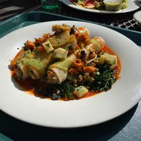 Mushroom Enchiladas at Aqui - Willow Glen in San Jose