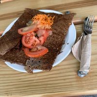 Vegan crepe option  at Crêperie du Marché in Montreal
